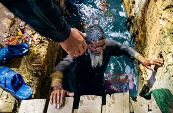 মণিরামপুরে খোঁড়া ড্রেন যেন ম’রণফাঁদ, পড়ে গিয়ে পথচারী আহত