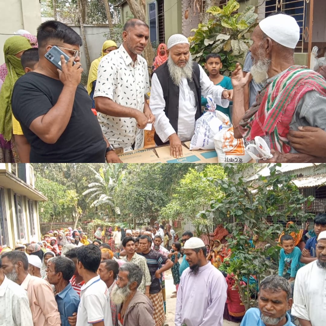 বেলকুচিতে বীর মুক্তিযোদ্ধা হাজী ডা. সাইফুল ইসলামের উদ্যোগে ৬০০ হতদরিদ্রের মাঝে ঈদ সামগ্রী বিতরণ