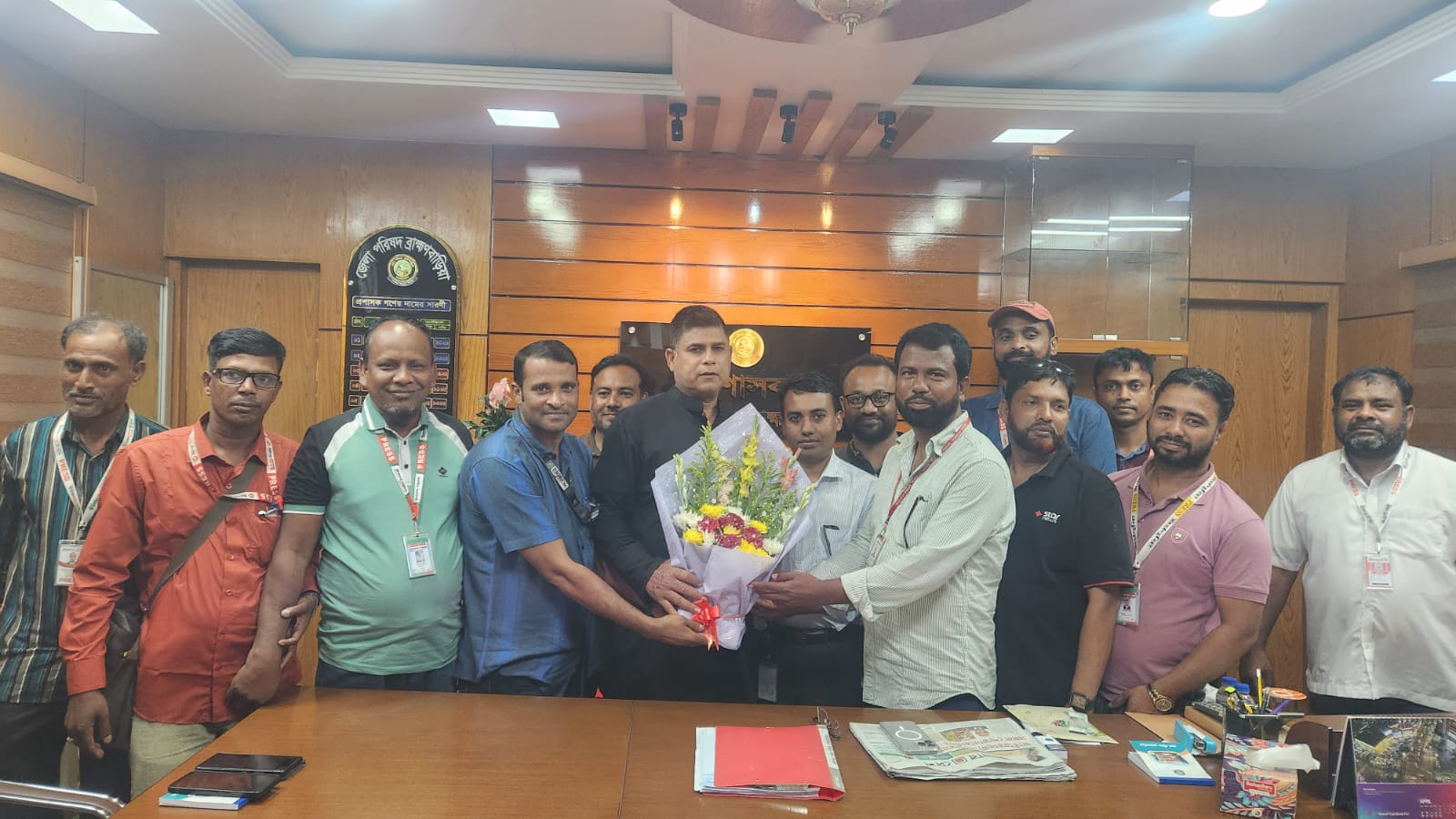 ব্রাহ্মণবাড়িয়া জেলা পরিষদ প্রশাসকের সঙ্গে বাংলাদেশ প্রেসক্লাবের সৌজন্য সাক্ষাৎ।